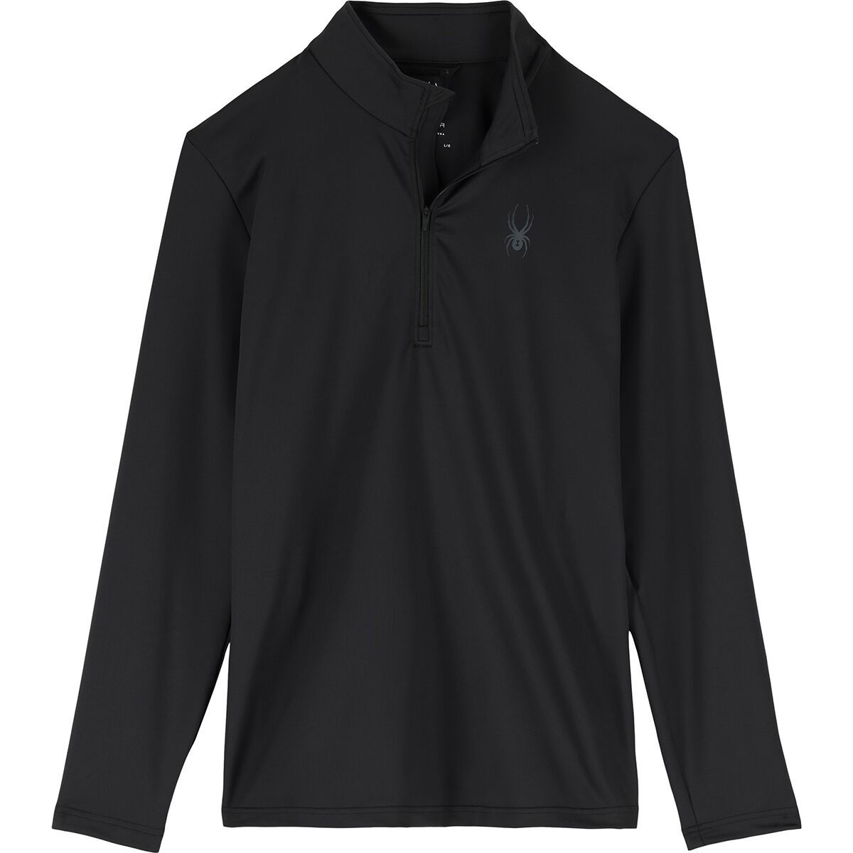 Spyder Prospect Zip T-Neck - Men's Black, XXL