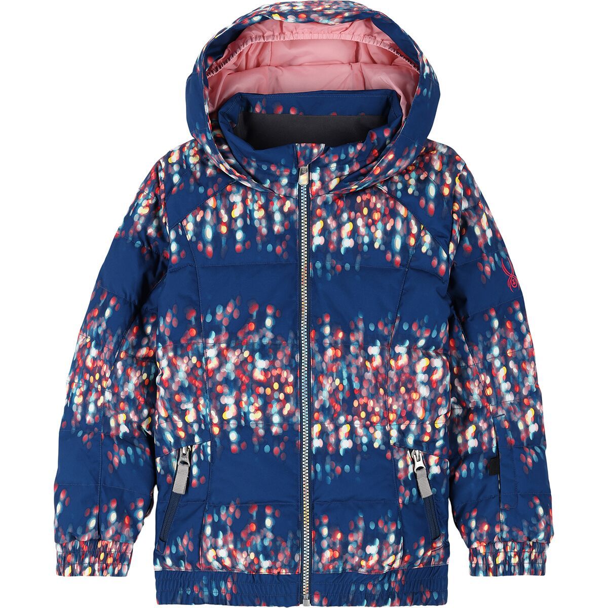 Spyder Bitsy Atlas Synthetic Down Jacket - Toddler Girls' Nites Glow, 5