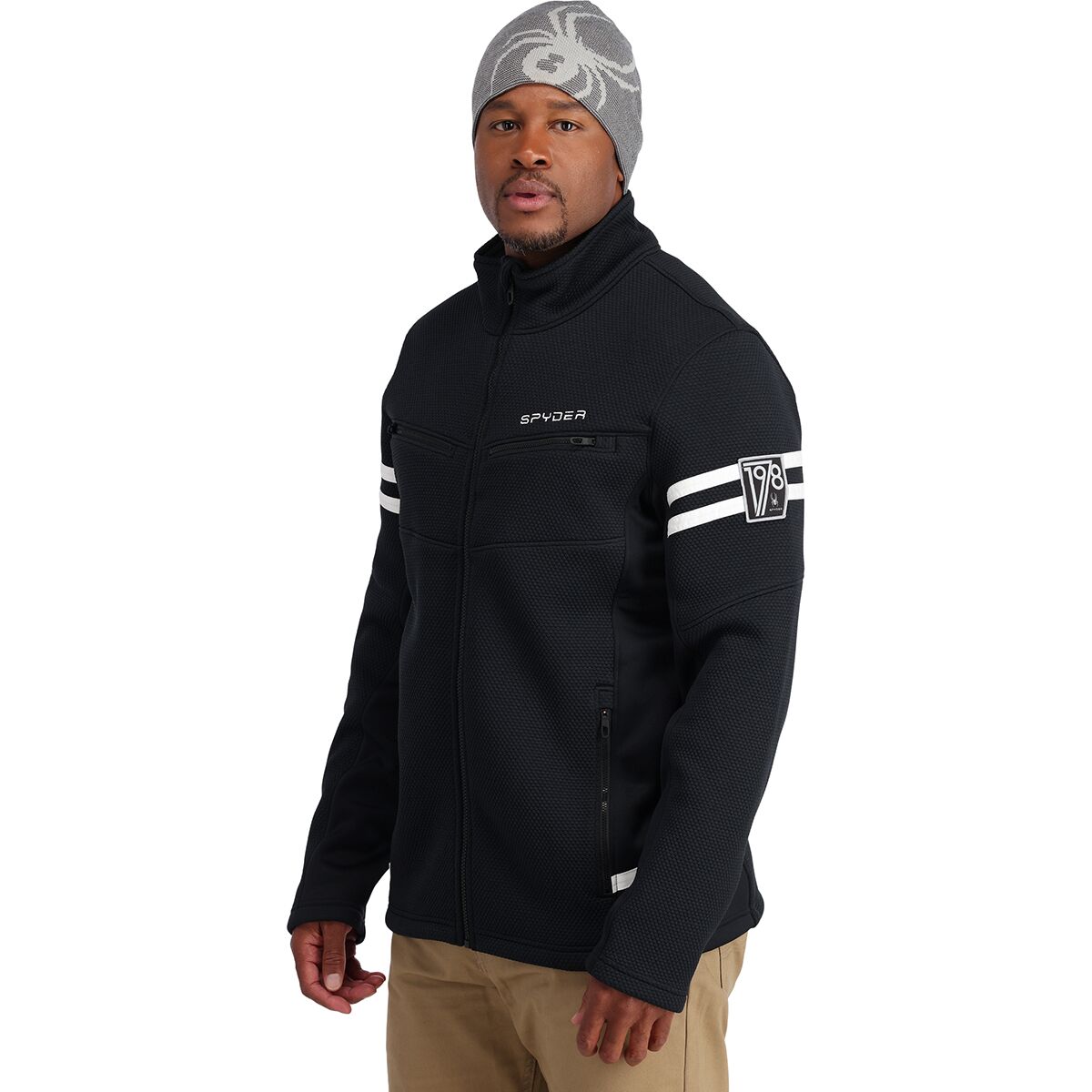 Spyder men's encore full zip fleece jacket hotsell