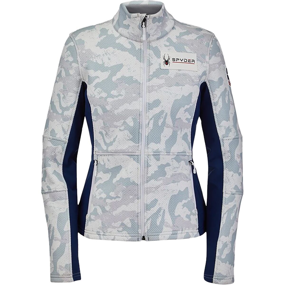 Spyder USST Encore Full-Zip Jacket - Women's Snow Camo, XS