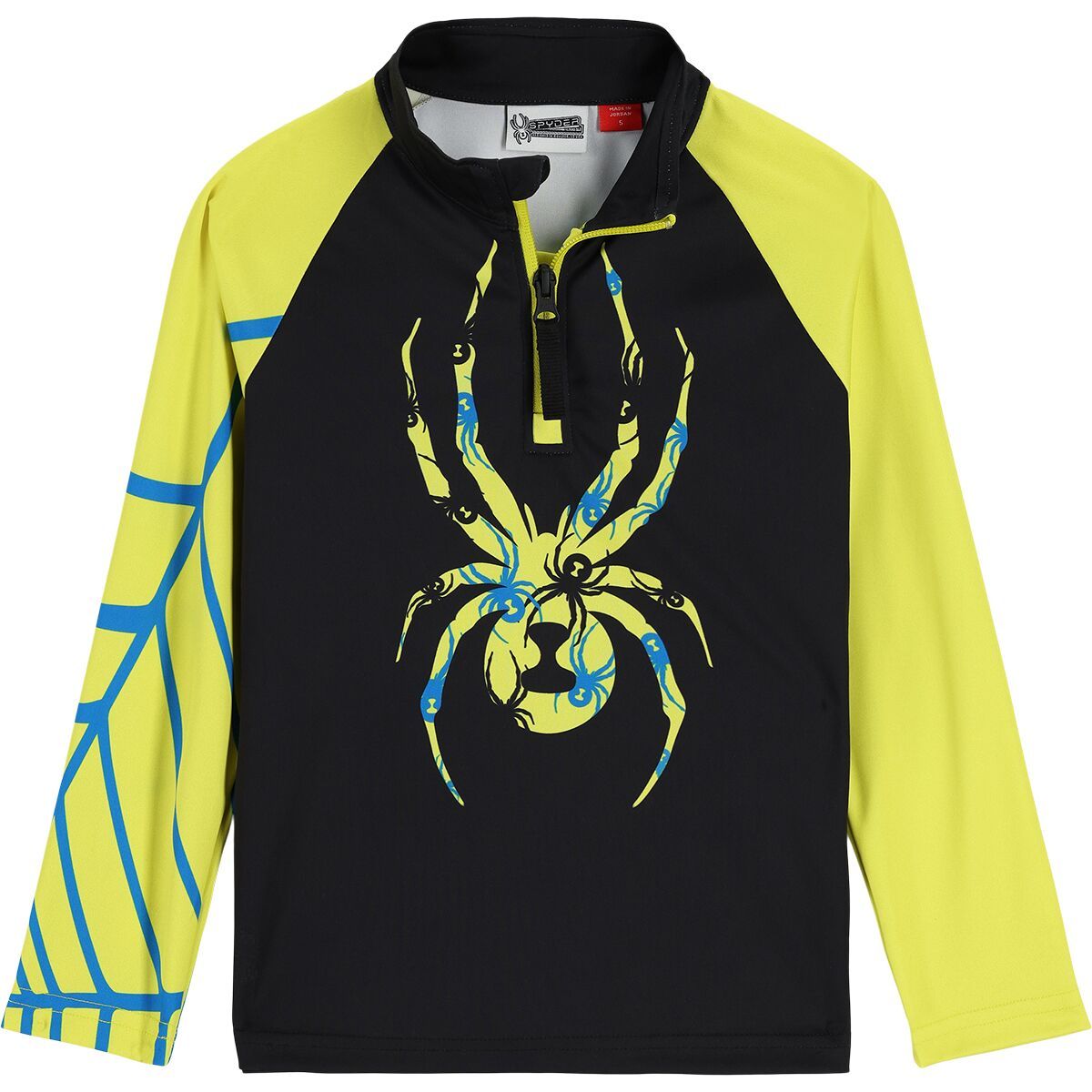 Spyder Bug 1/2-Zip Pullover - Toddler Boys' Black, 4