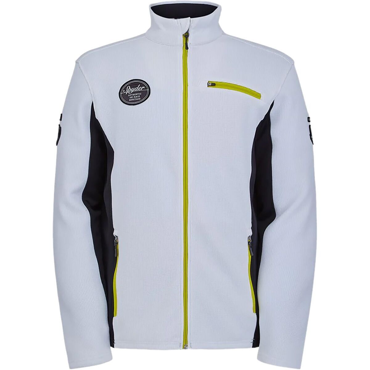 Spyder Bandit Wengen Full-Zip Fleece Jacket - Men's White, M