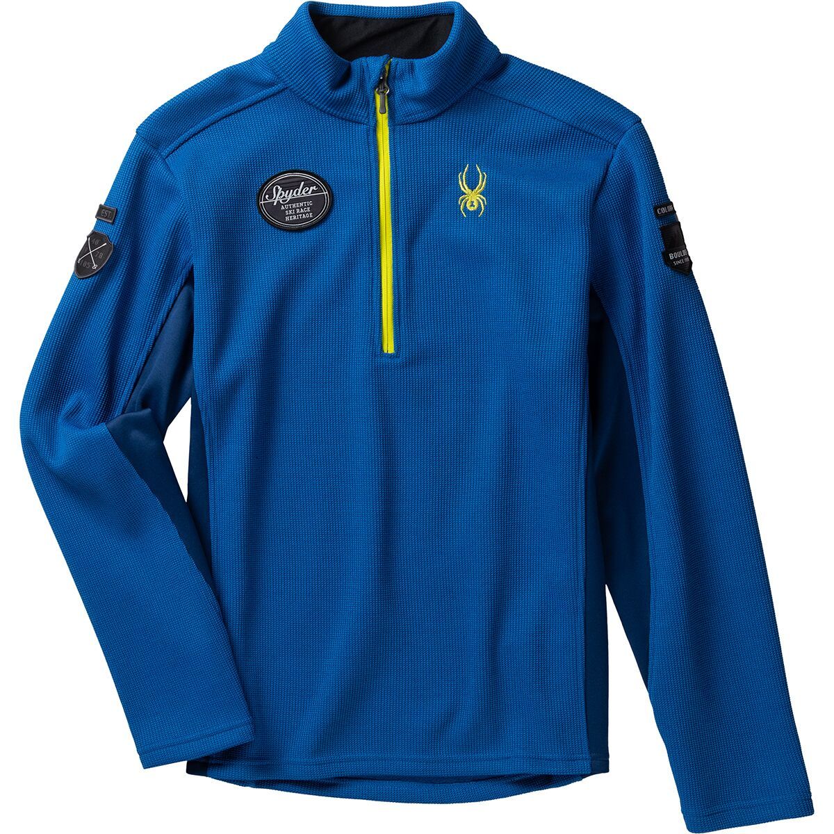 Spyder Bandit Wengen 1/2-Zip Fleece Jacket - Men's Old Glory, XL