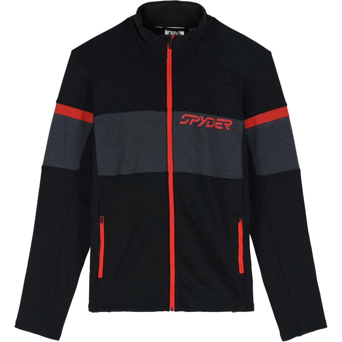 Spyder Speed Full-Zip Jacket - Men's Black Volcano, XL