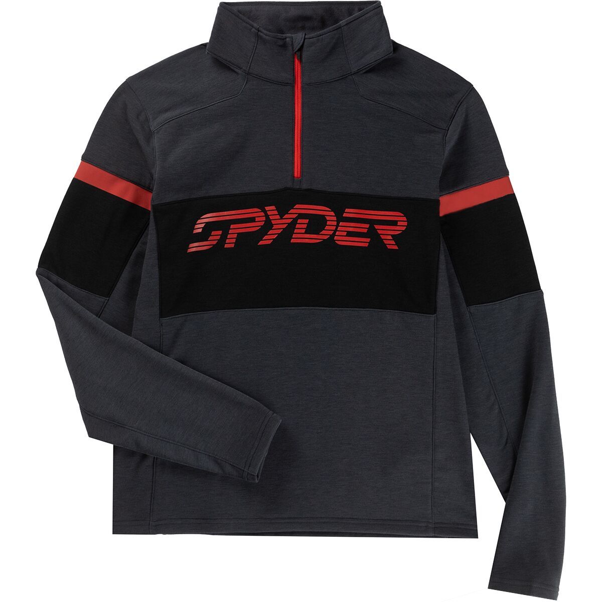 Spyder Speed 1/2-Zip Fleece Jacket - Men's Ebony, XXL