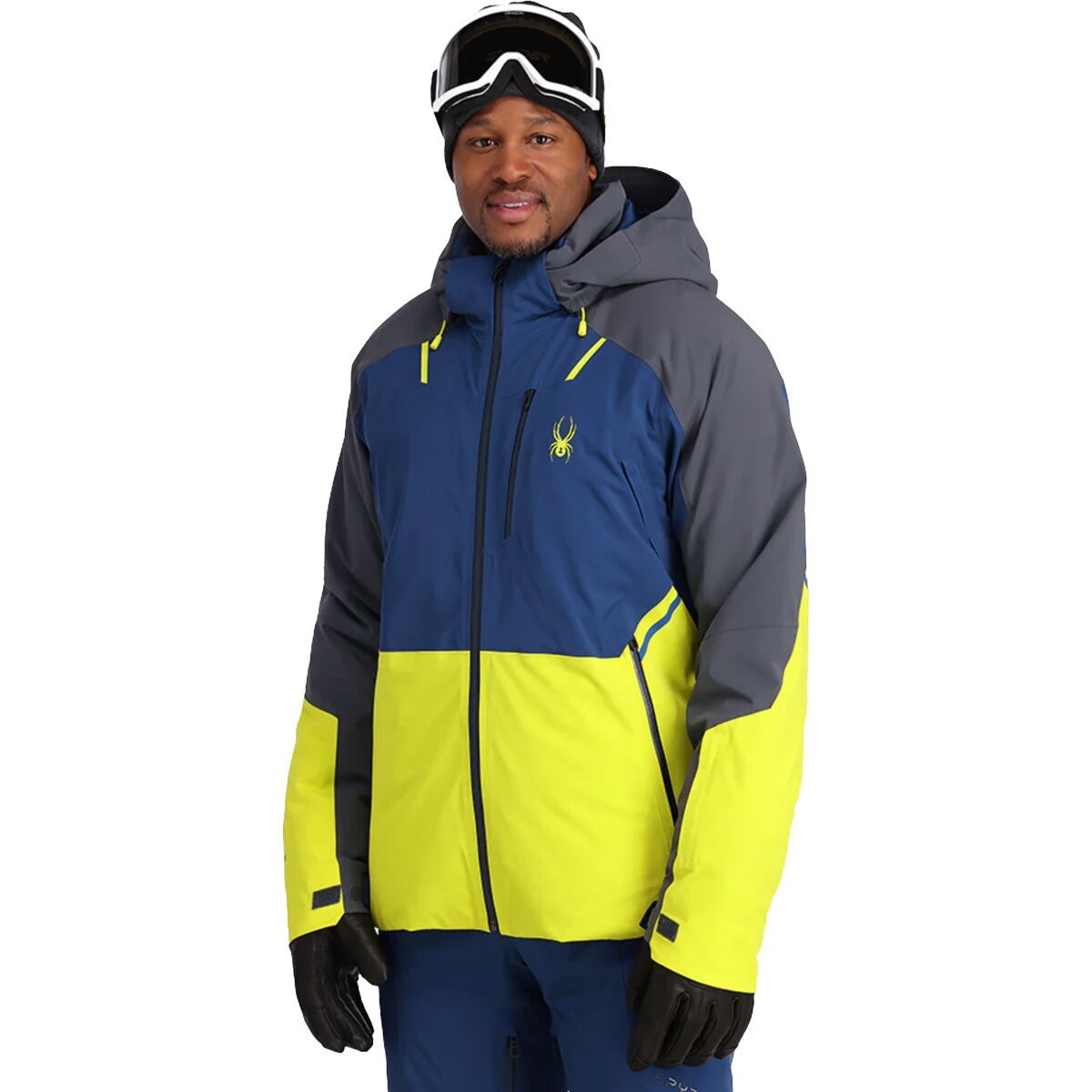 Spyder Vanqysh GTX Jacket - Men's Abyss Citron, S