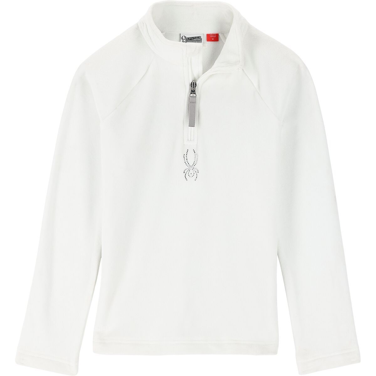 Spyder Shimmer Bug Pullover Fleece - Girls' White, L