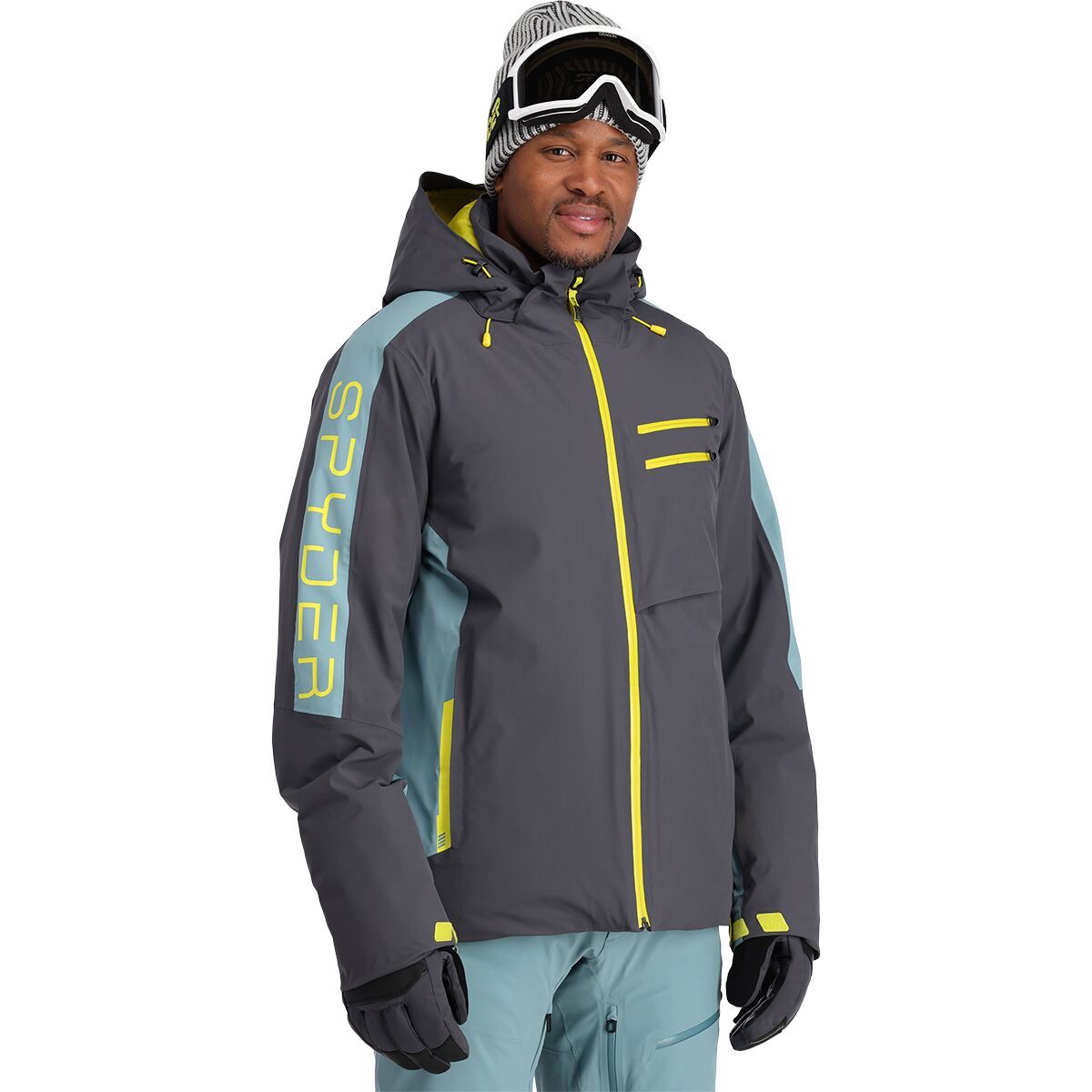 Spyder Orbiter GTX Jacket - Men's Ebony Tundra, L