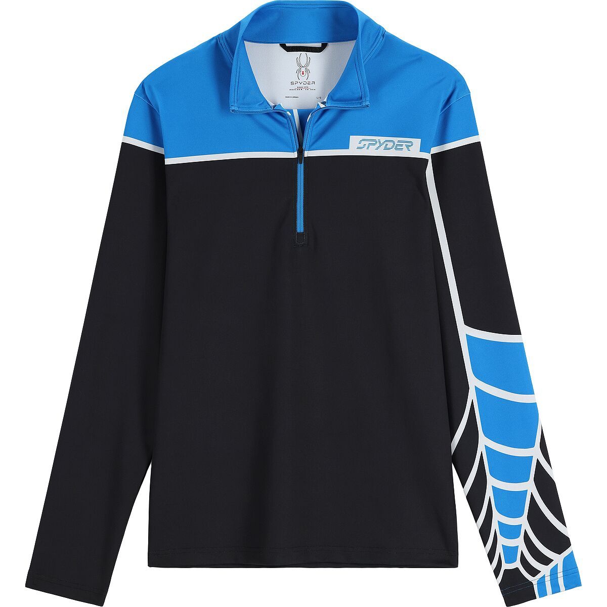Spyder Spirit Of '78 Half-Zip Baselayer Top - Men's Collegiate Black, M