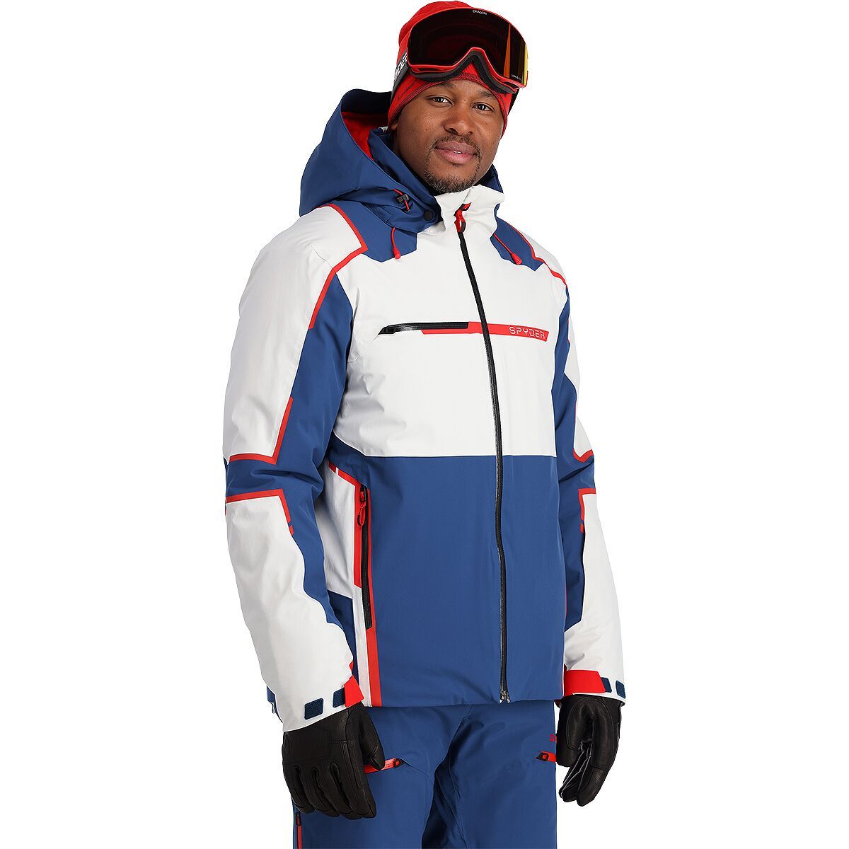 Spyder Titan Jacket- Men's Glacier Abyss, S