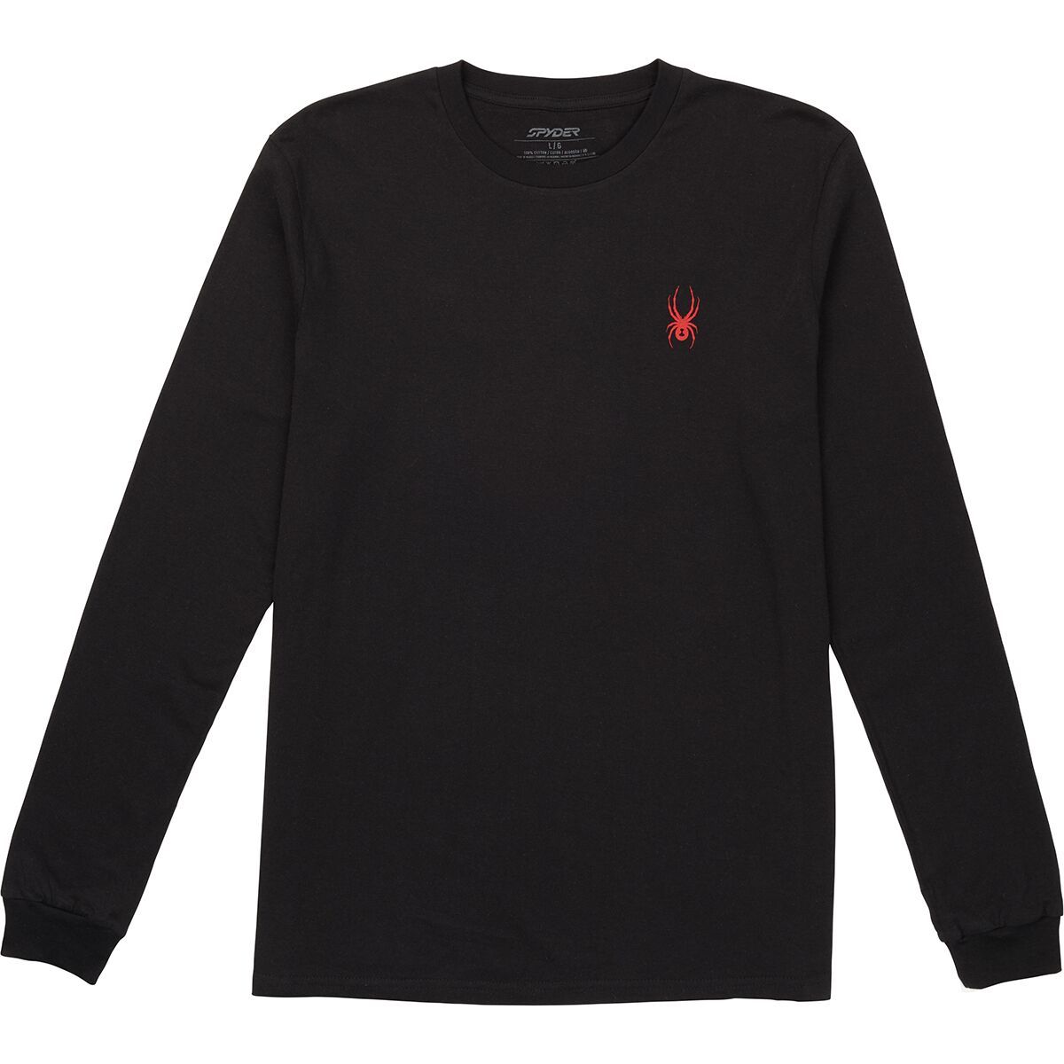 Spyder Radius Long-Sleeve T-Shirt - Men's Black, XXL