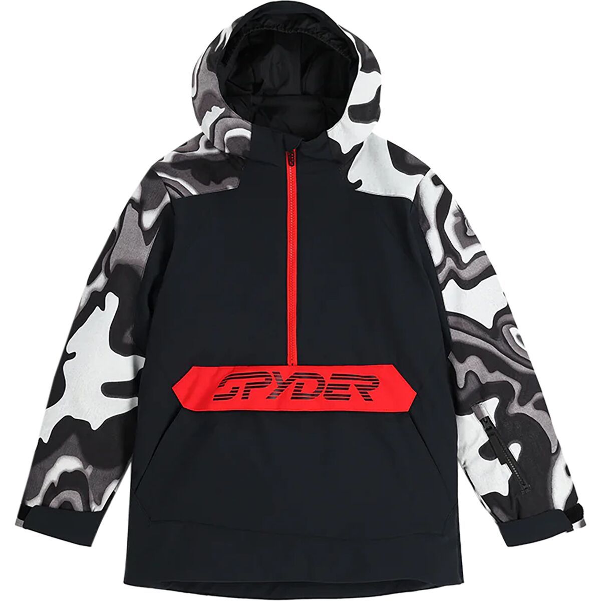Spyder Jasper Anorak - Kids' Black Combo, 8