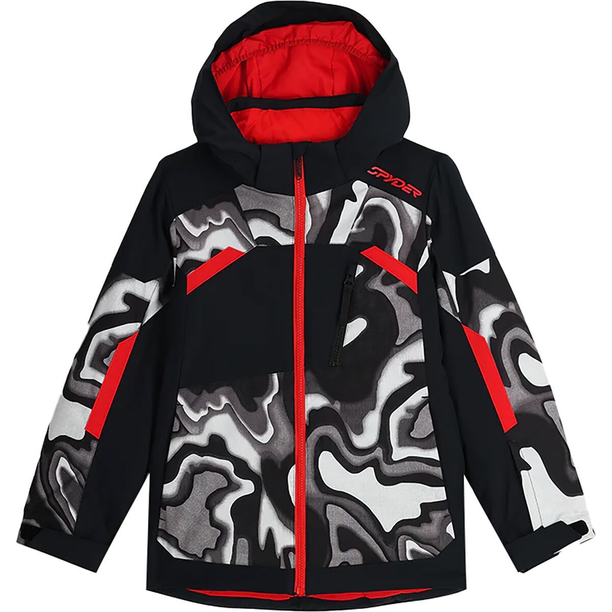 Spyder Leader Jacket - Kids' Black Combo, 12