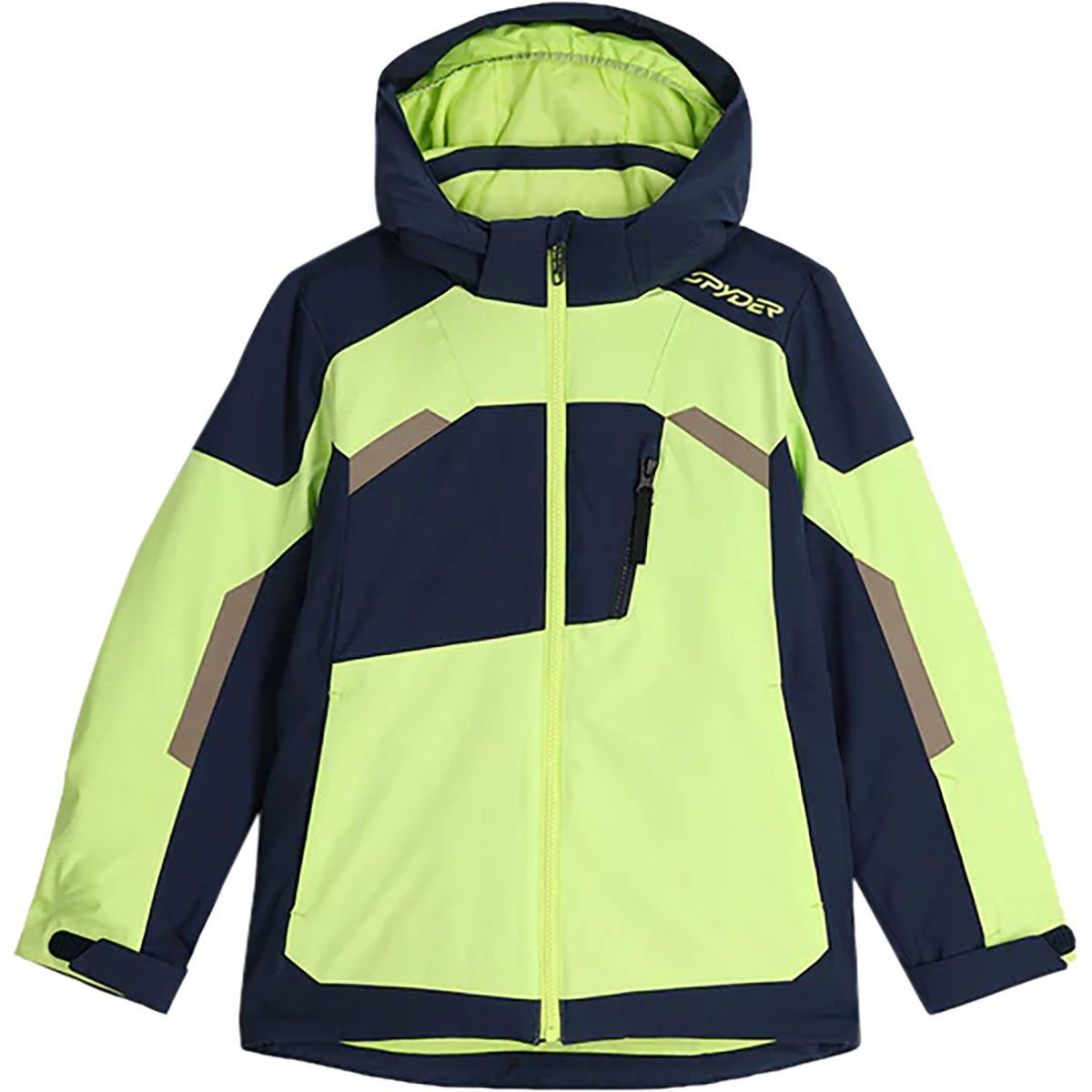 Spyder Leader Jacket - Kids' Lime Ice, 8
