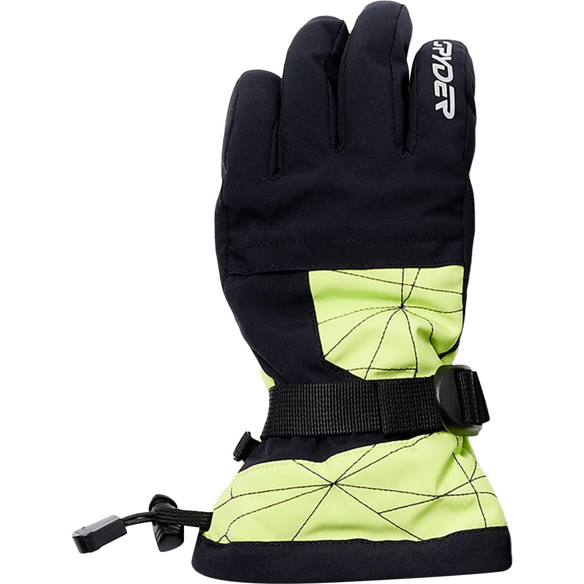 Spyder Overweb Glove - Kids' Lime Ice, XL