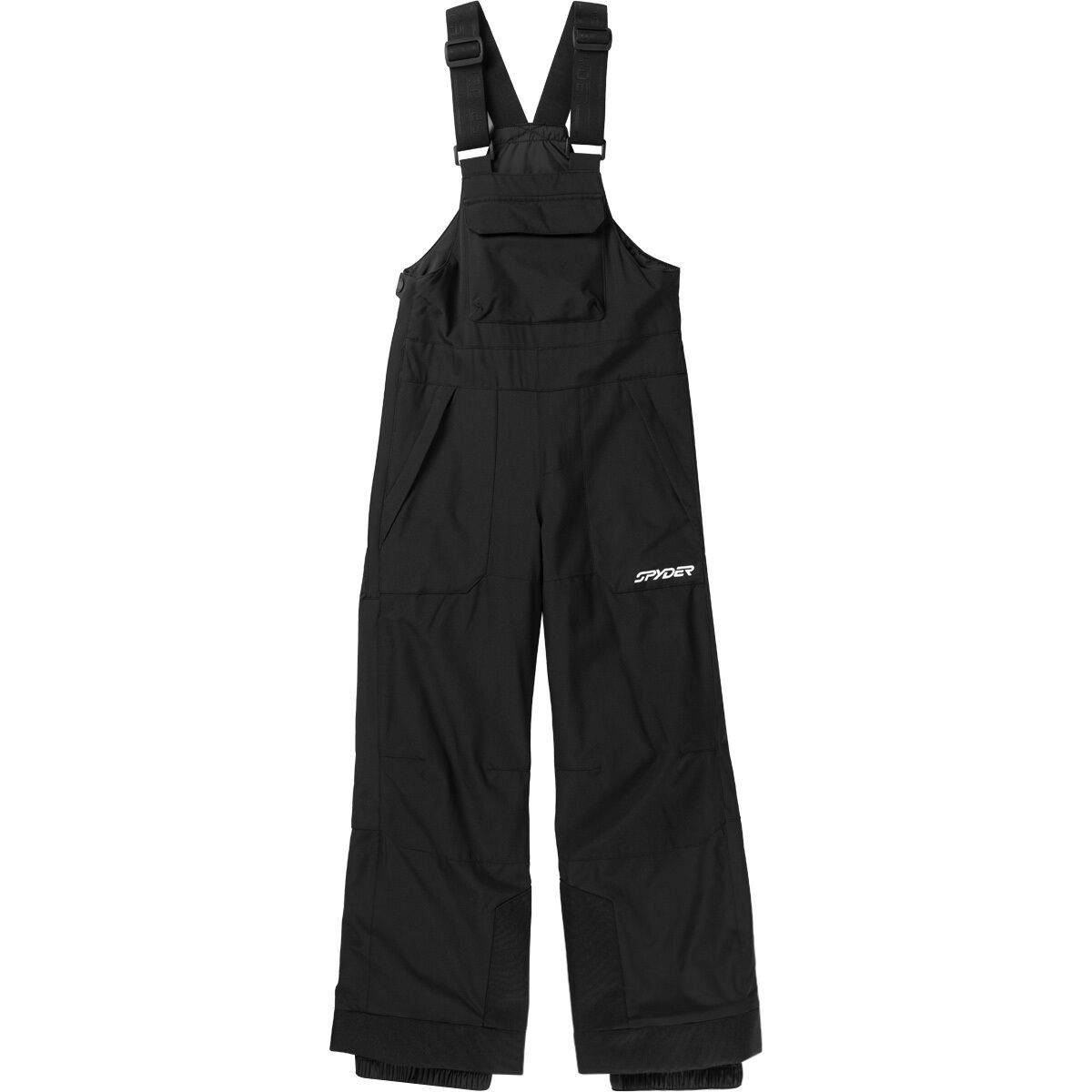 Spyder Scout Bib Pant - Kids' Black, 8