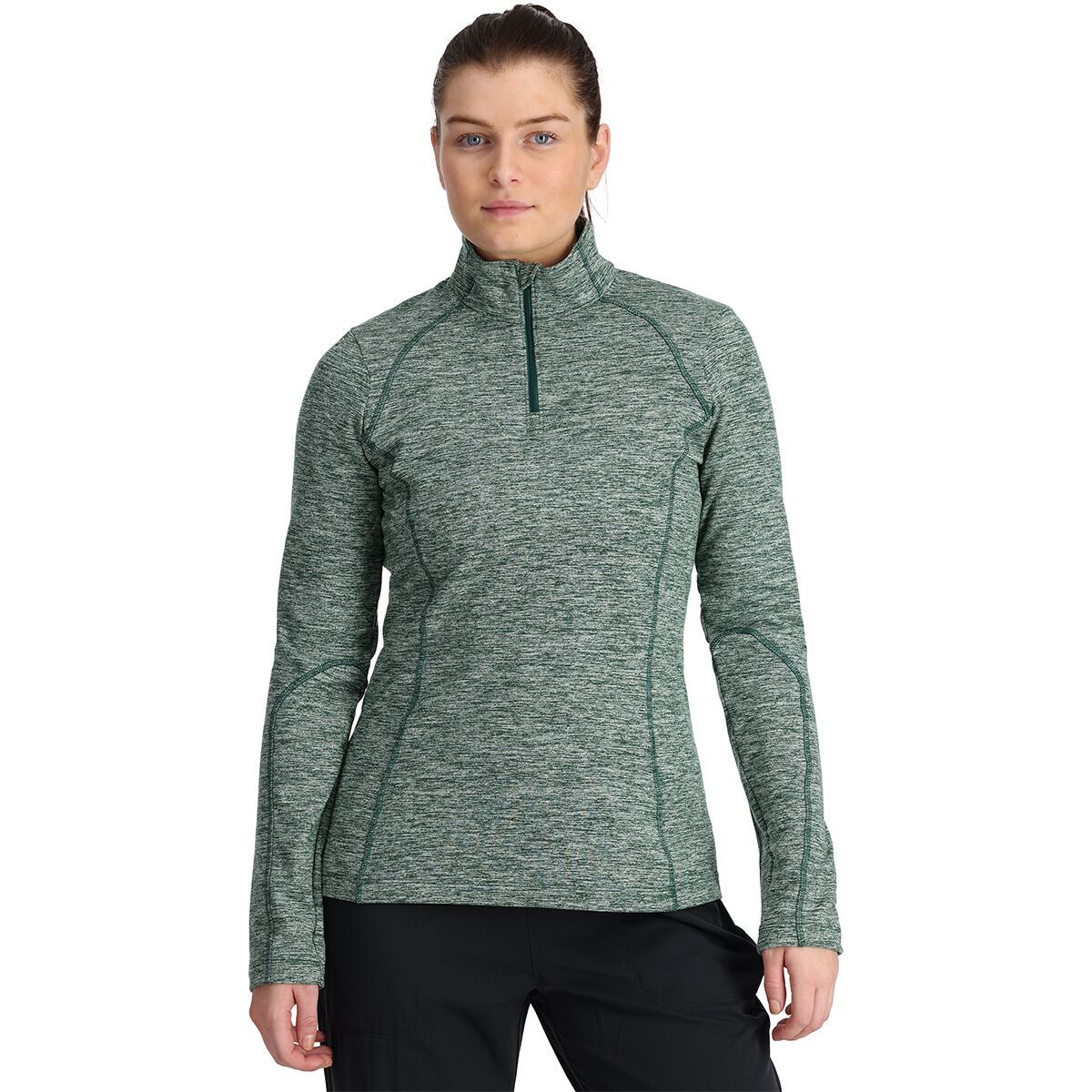 Spyder Accord 1/2-Zip Fleece Jacket - Women's Cypress Green, XS