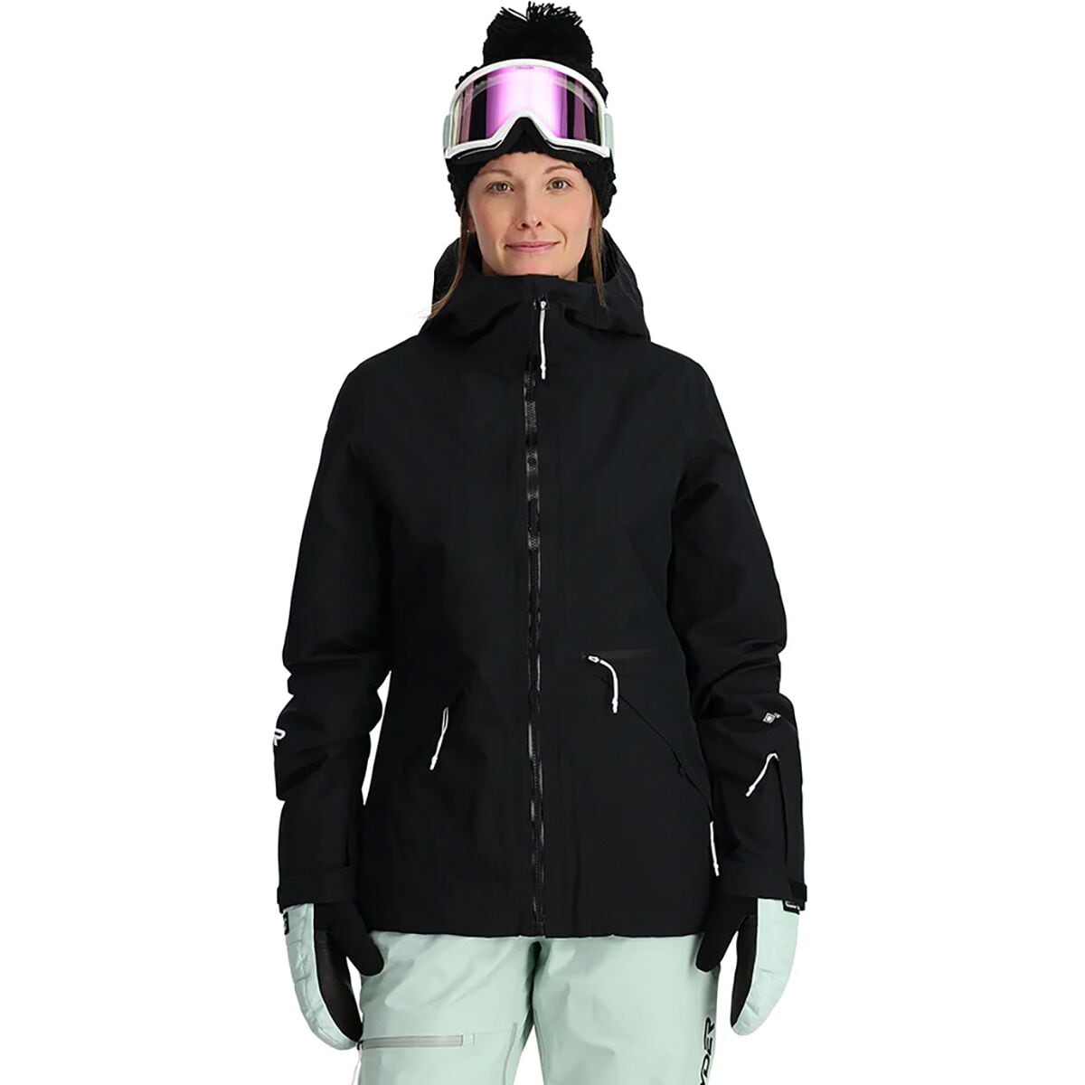 Image of Spyder Jagged GTX Shell Jacket - Women's Black, L