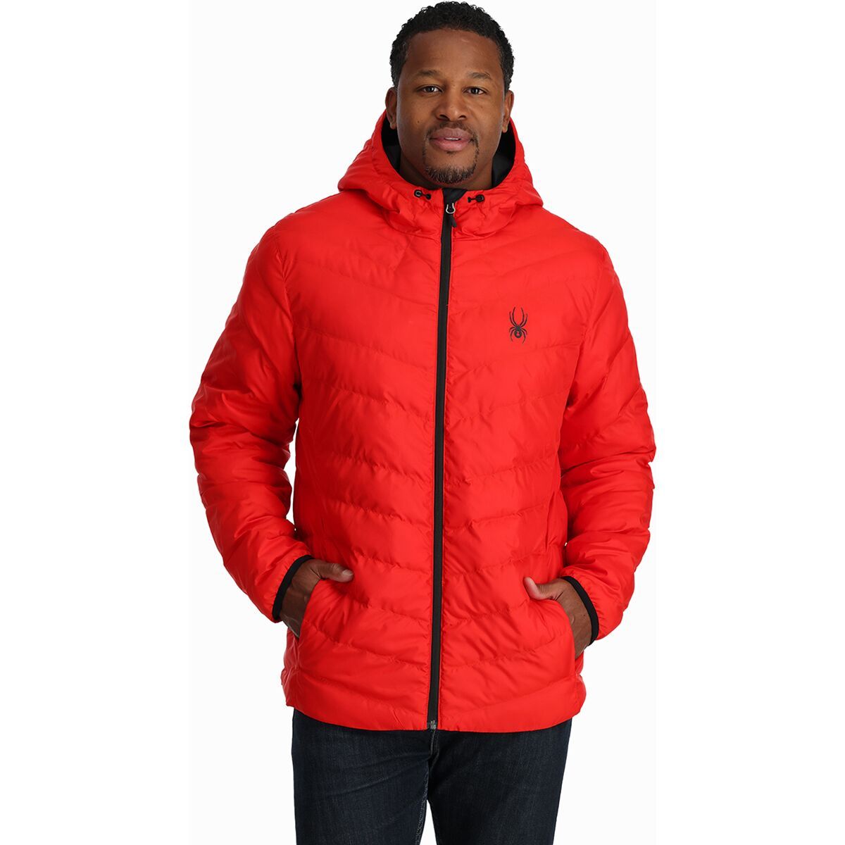 Spyder Peak Synthetic Down Jacket - Men's Volcano, M