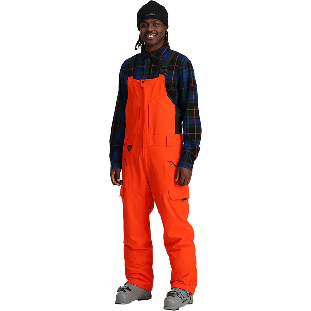 Spyder Terrain Bib Pant - Men's Twisted Orange, M