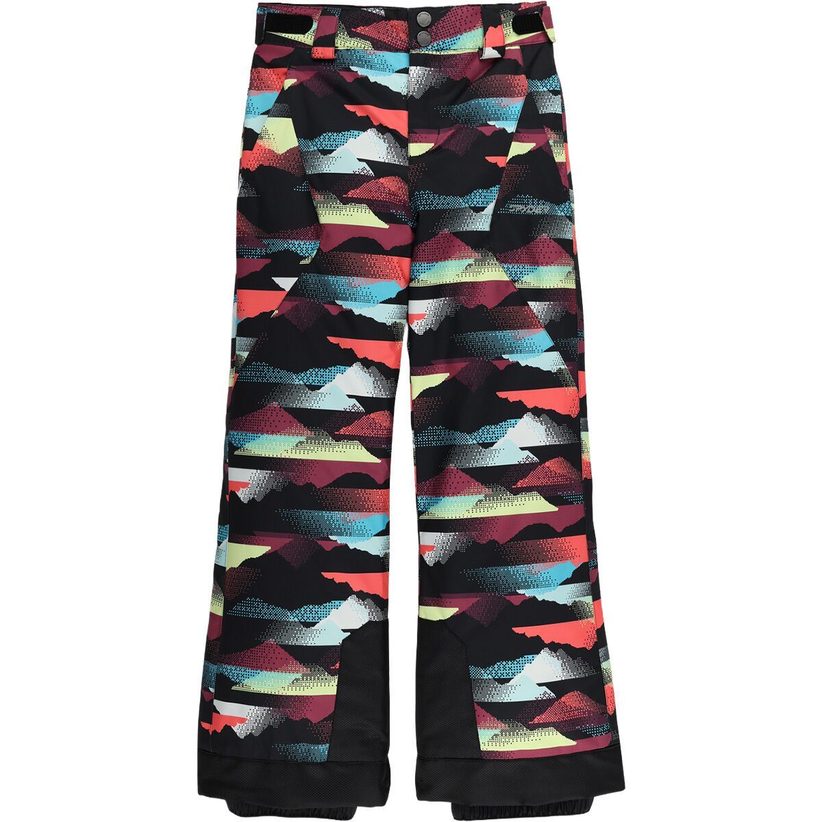 Image of Spyder Olympia Pant - Girls' Multi Mountain Print, 12