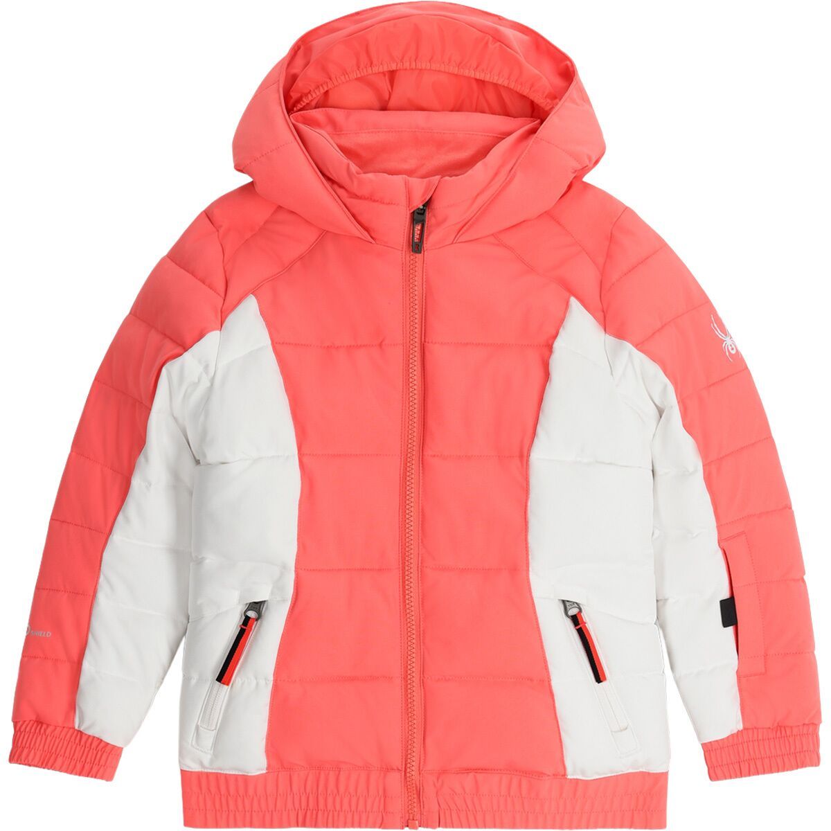 Image of Spyder Zadie Synthetic Down Jacket - Toddlers' Coral Haze, 3T
