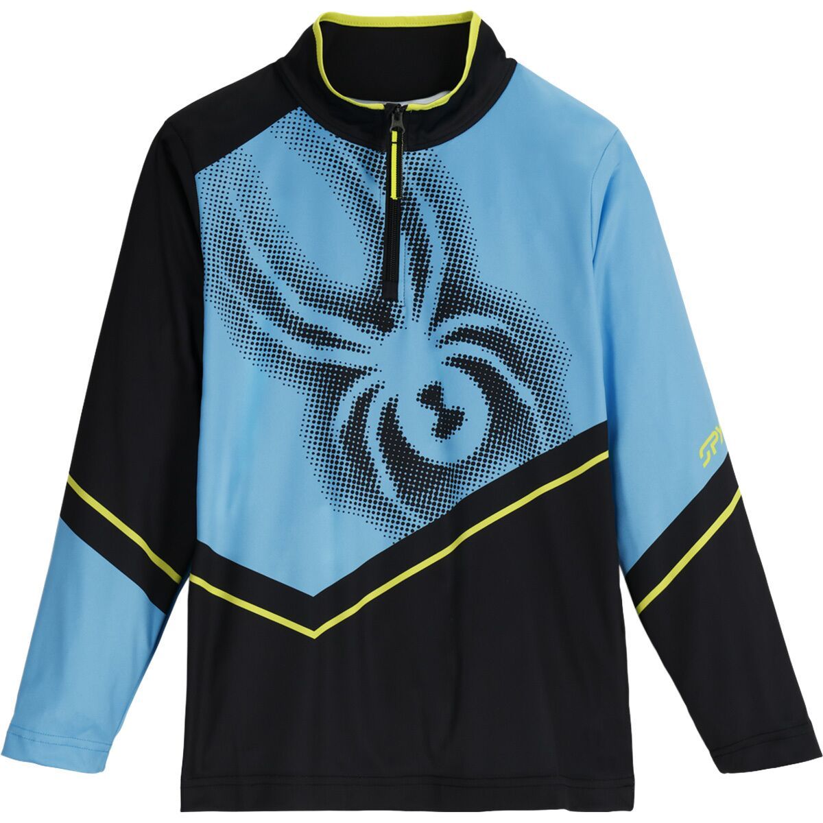 Image of Spyder Ryder 1/2-Zip Top - Kids' Cyan Blue, M