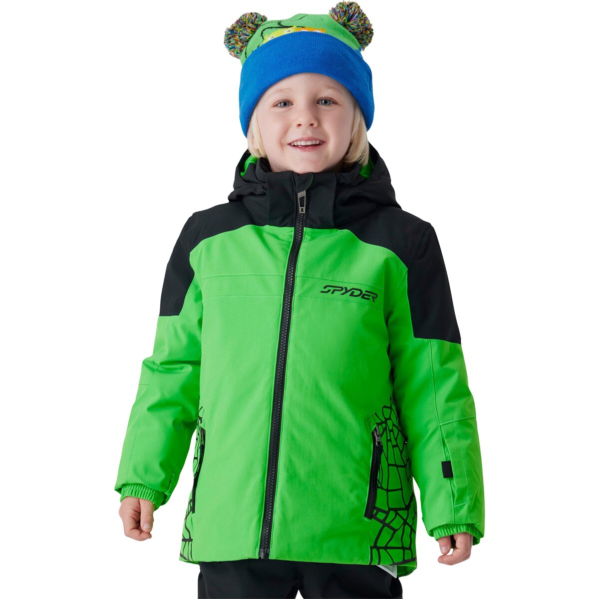 Spyder Challenger Jacket - Toddler Boys' Strobe Green, 4T