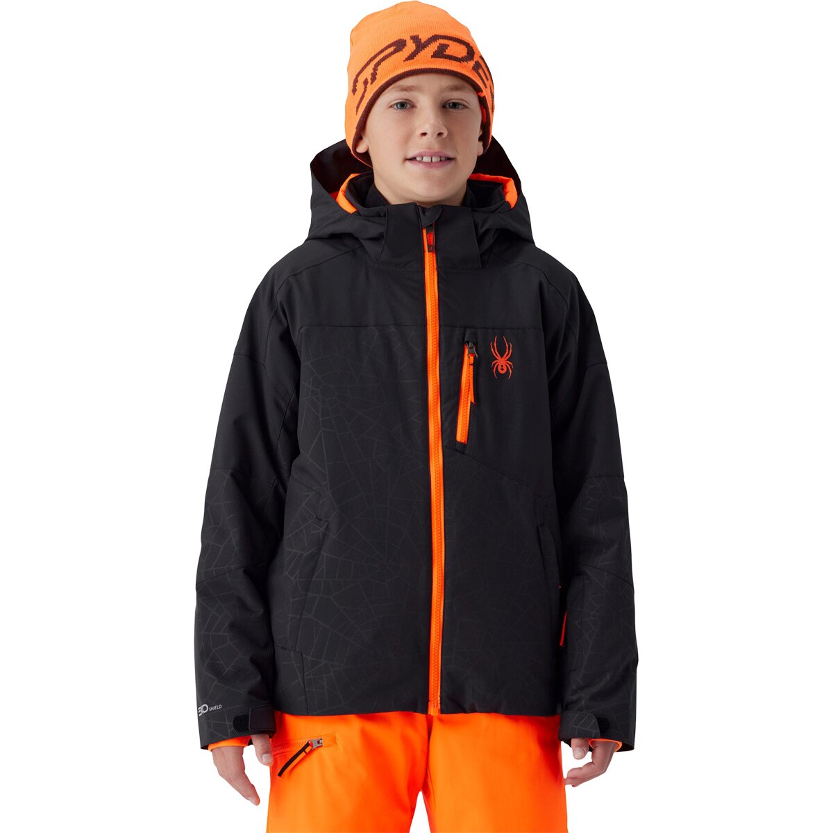 Spyder Leader Jacket - Boys' Black, M