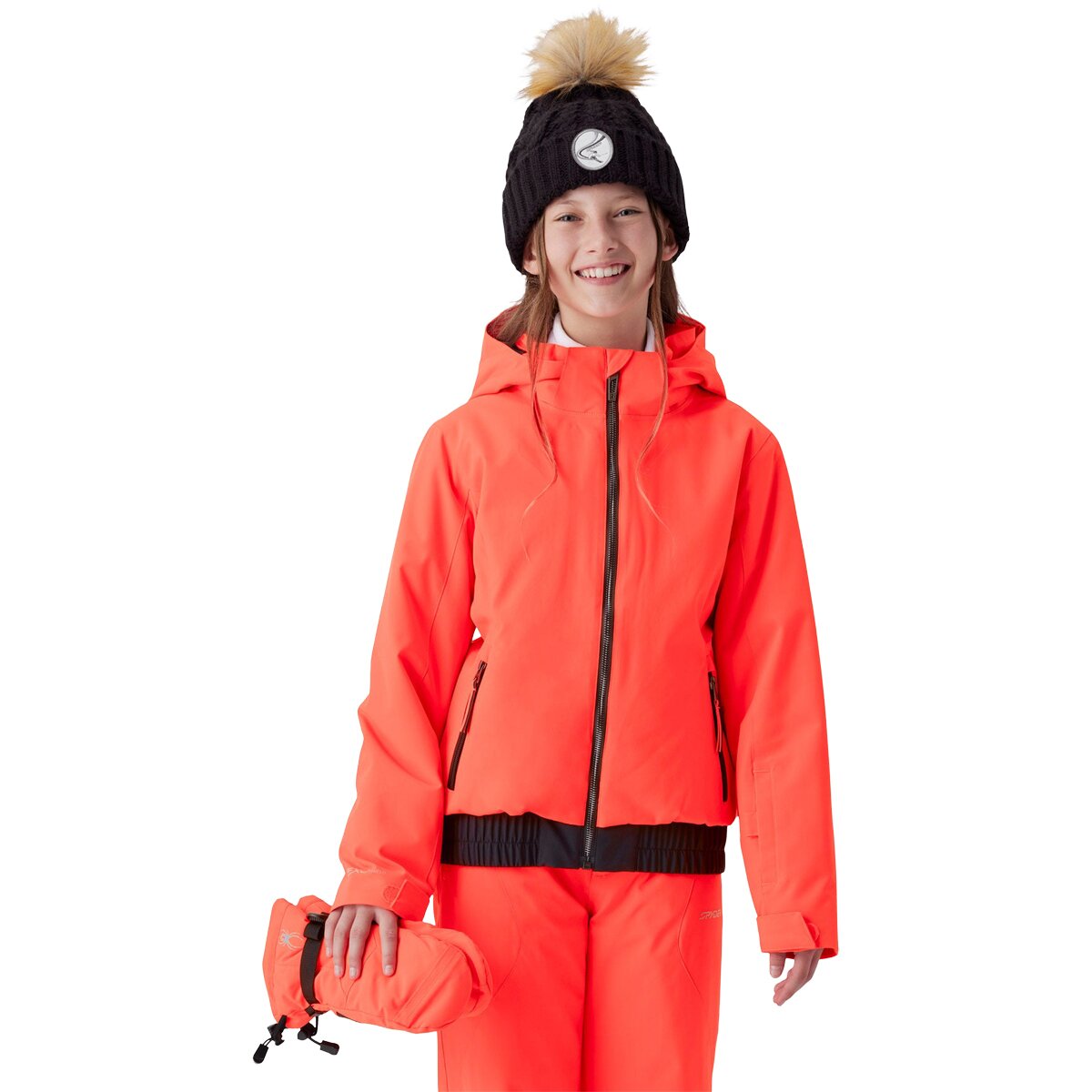 Spyder Lola Jacket - Girls' Electric Coral, M