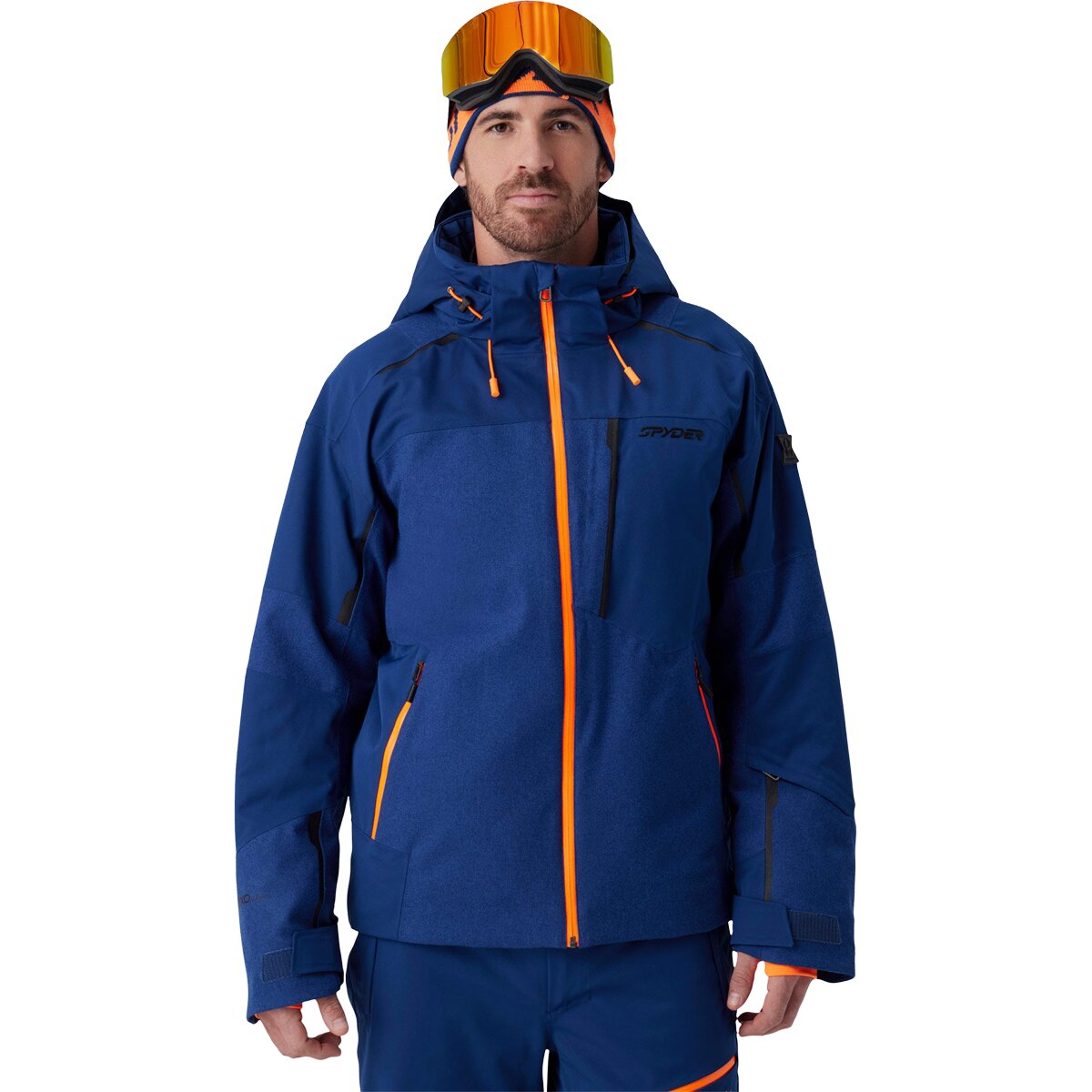 Image of Spyder Leader Jacket - Men's Indigo Melange, M