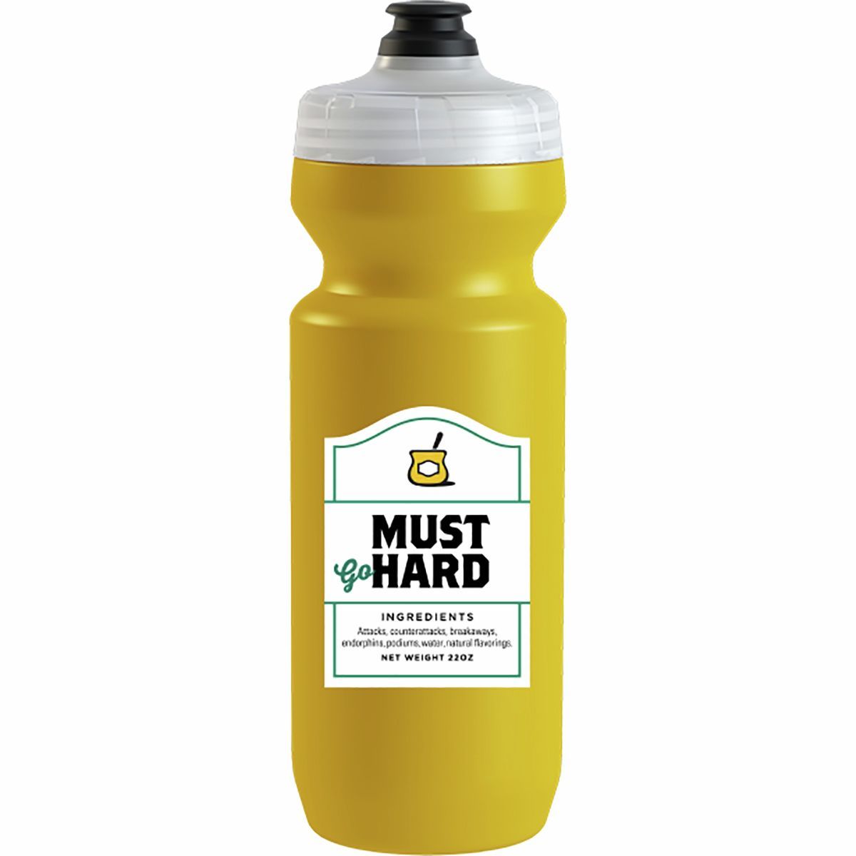 Spurcycle Water Bottle Must Go Hard, 22oz