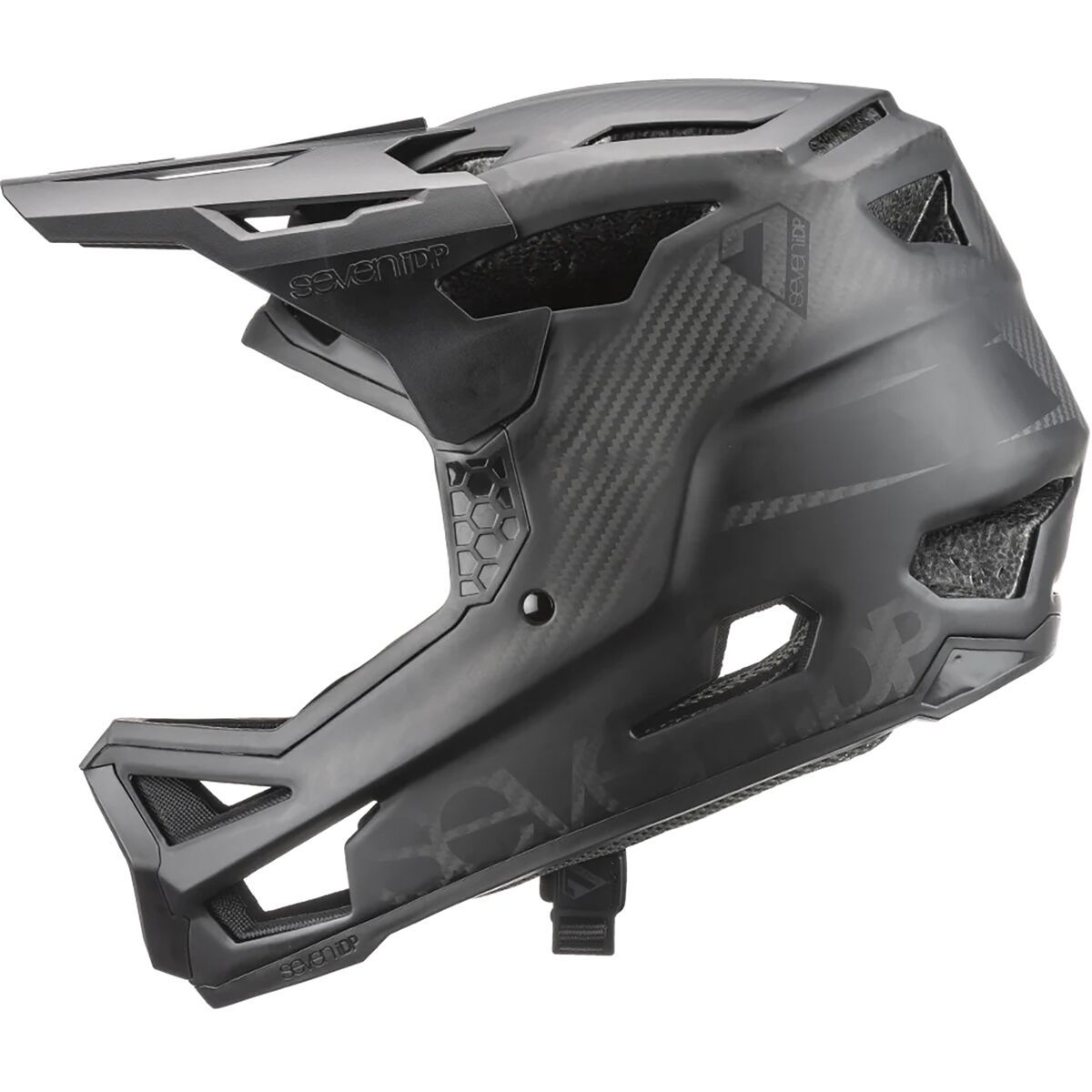 Image of 7 Protection Project .23 Carbon Helmet Black/Raw Carbon, S