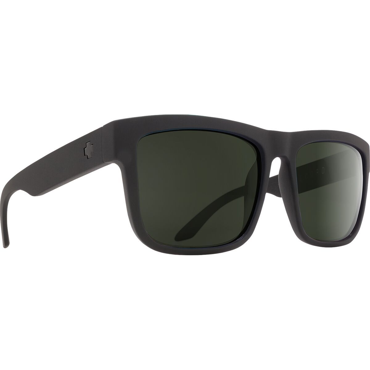 Image of Spy Discord Sunglasses Matte Black Happy Gray Green, One Size