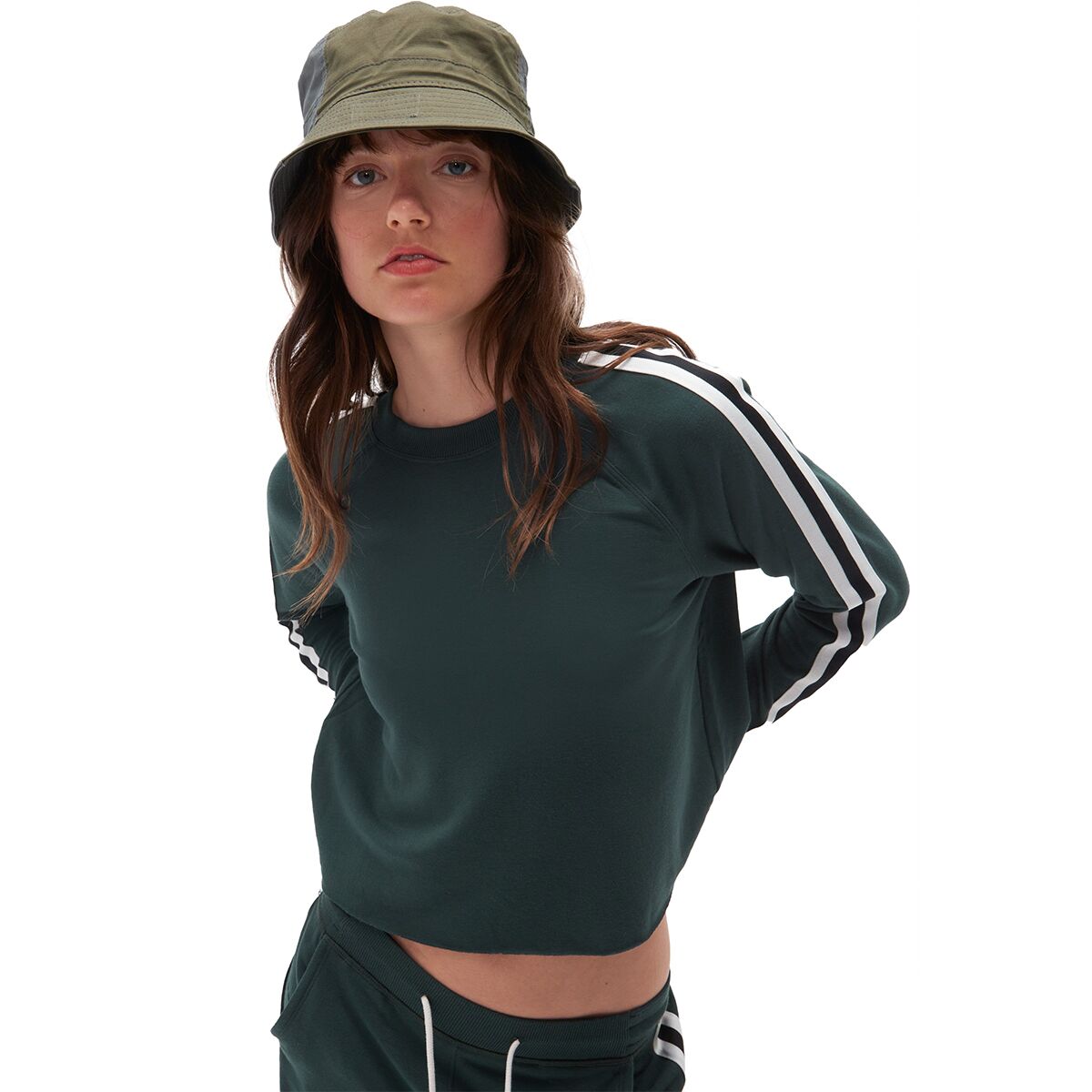 Splits59 Cropped Warmup Fleece Sweatshirt - Women's product image
