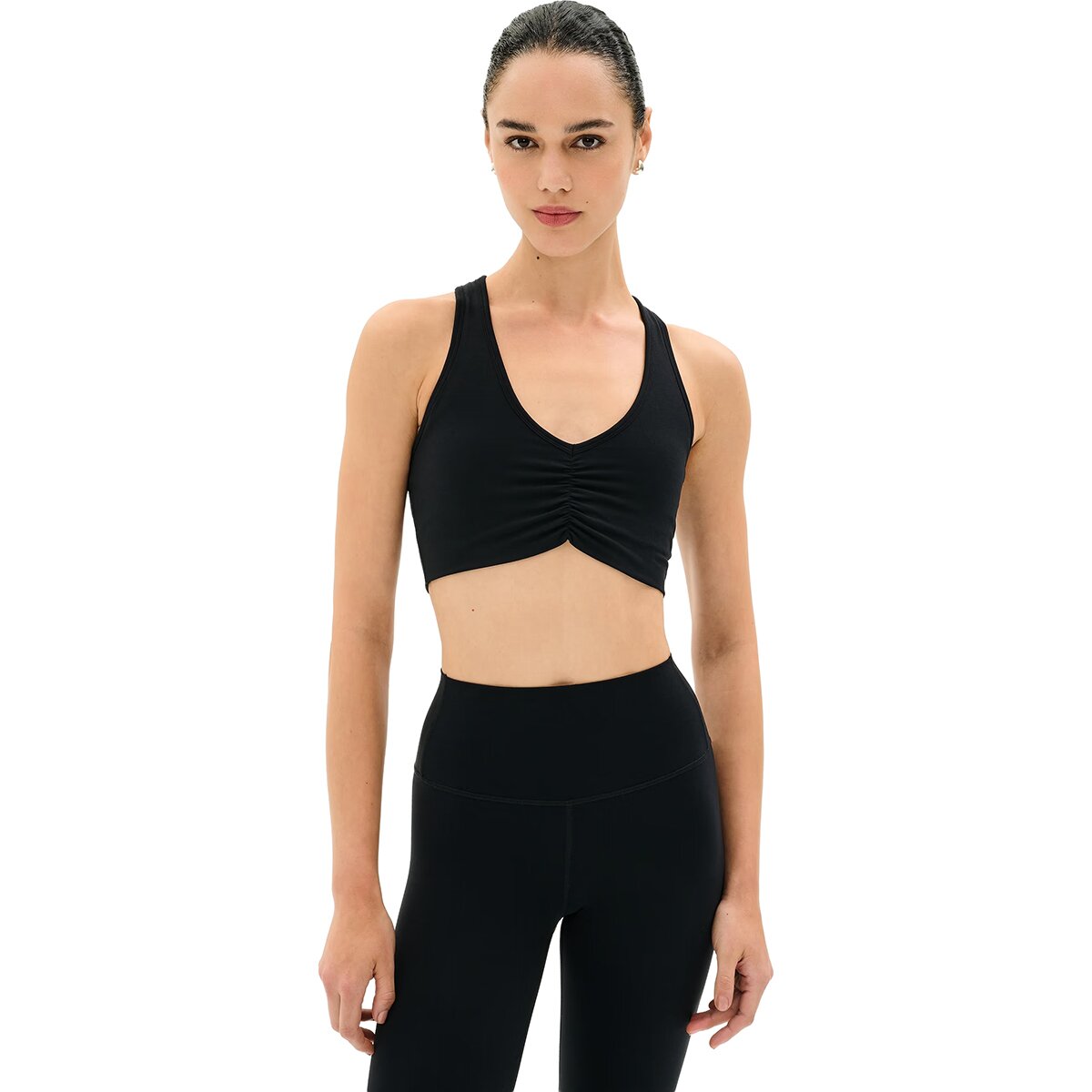 Image of Splits59 Airweight Bra With Ruching - Women's Black, L