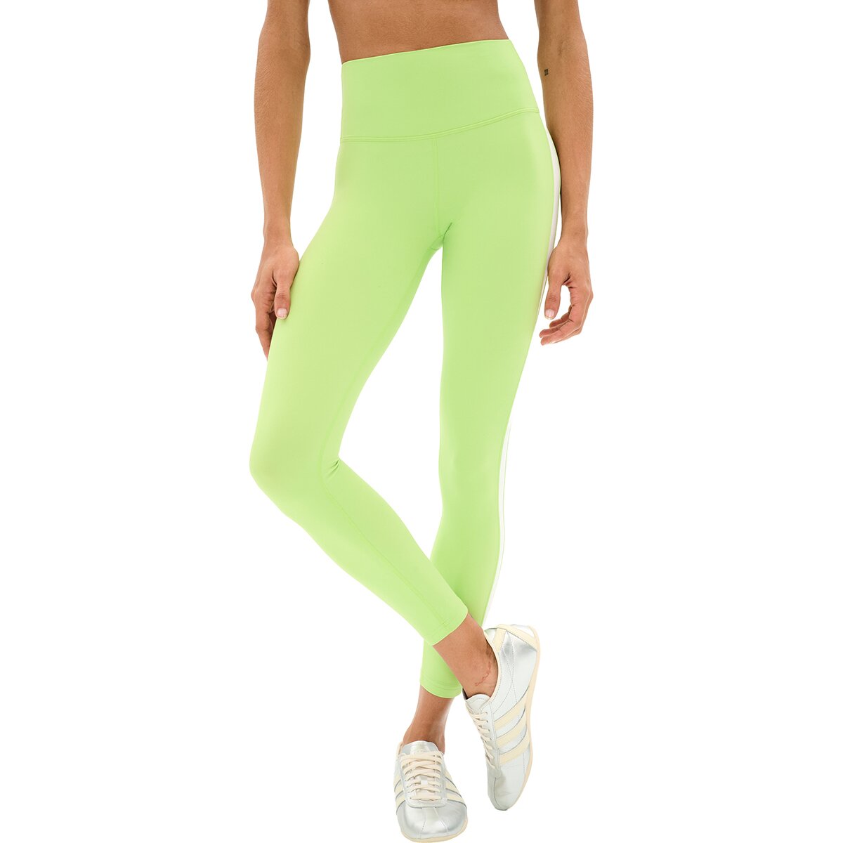Image of Splits59 Clare High Waist Rigor 7/8 Tight - Women's Limeade/White, S