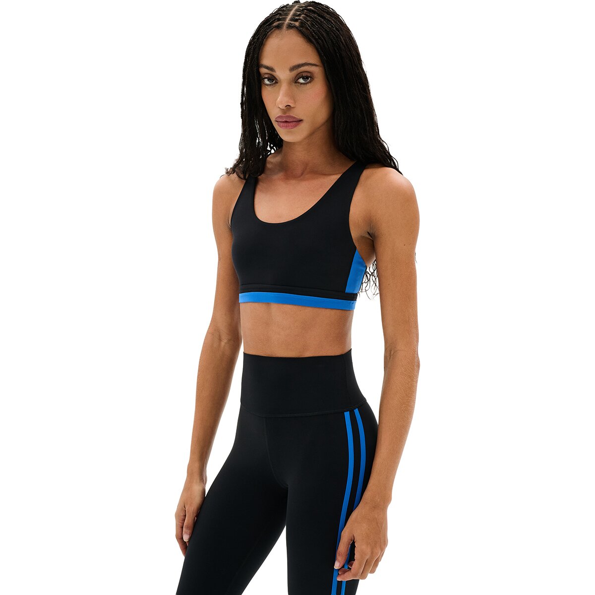 Image of Splits59 Maci Airweight Bra - Women's Black/Classic Blue, M