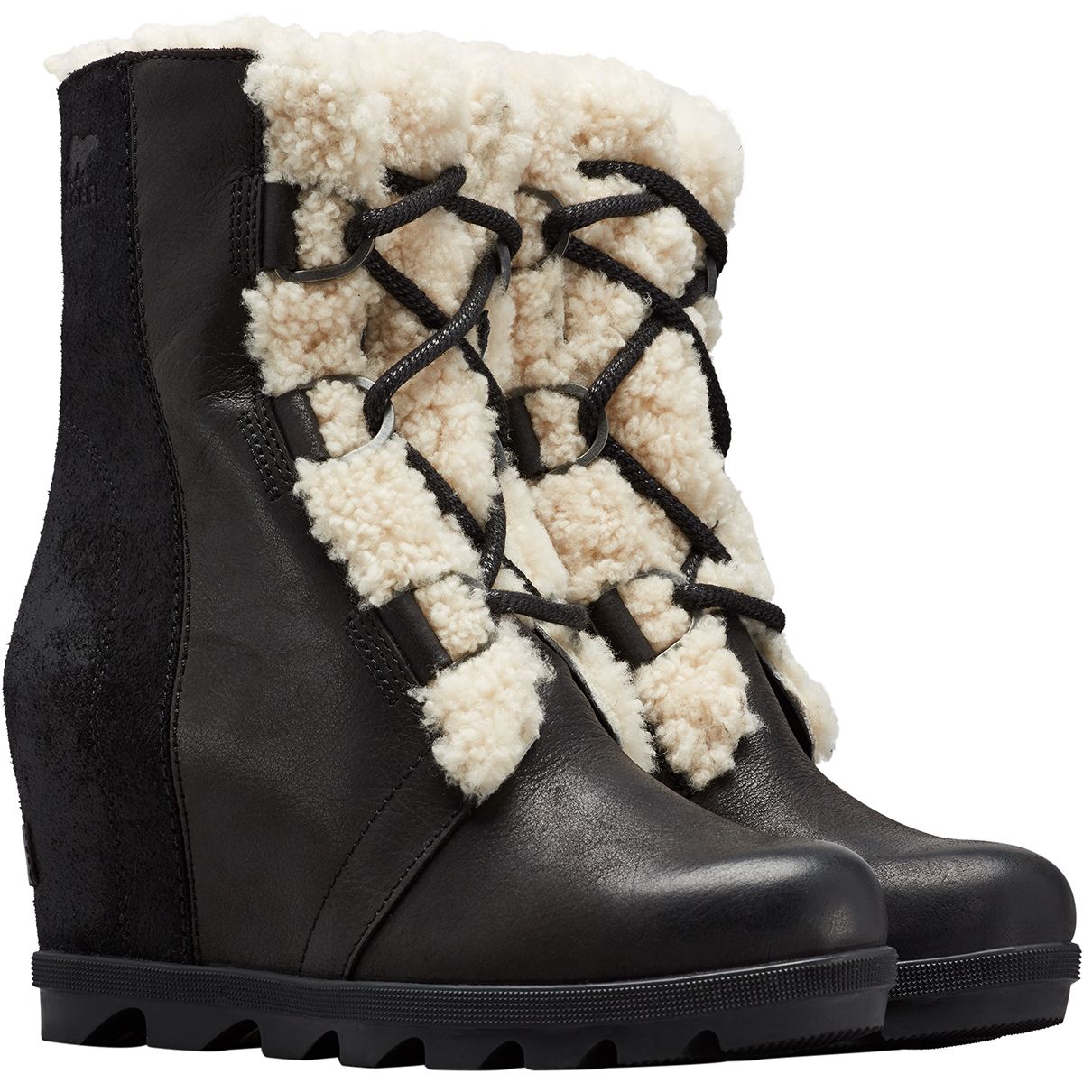 sorel joan of arctic wedge mid shearling