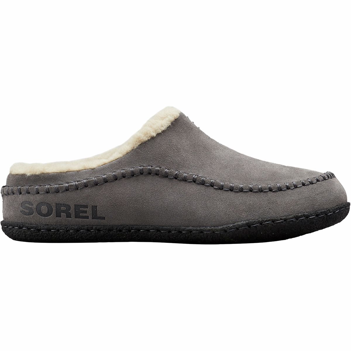 Image of SOREL Falcon Ridge II Slipper - Men's Quarry/Black, 8.0