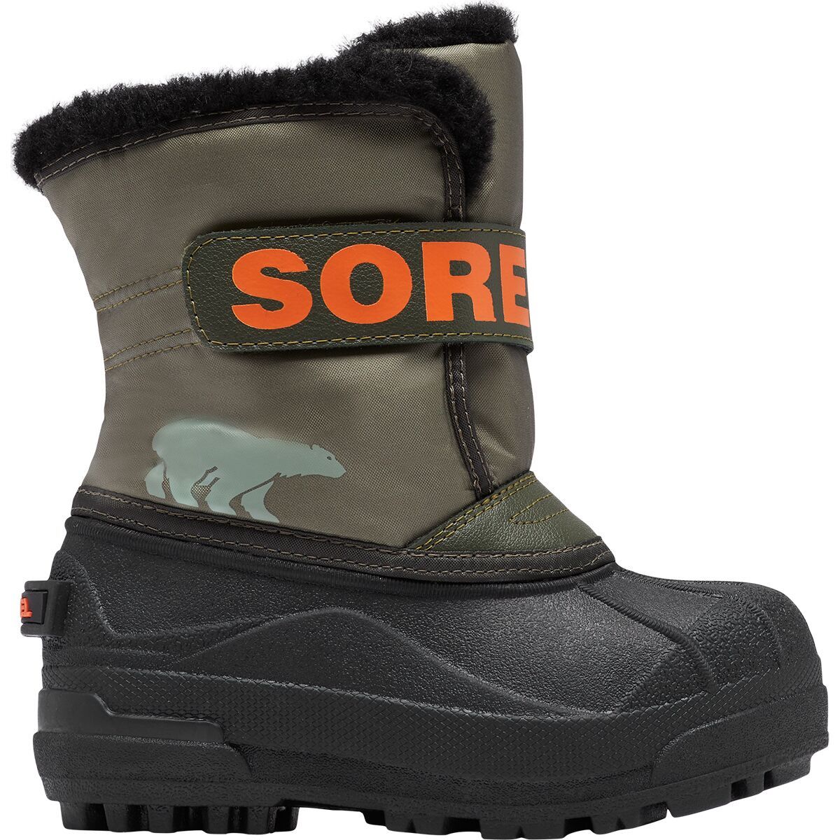 Sorel Snow Commander Boot - Toddler Girls' Stone Green/Alpine Tundra, 6.0