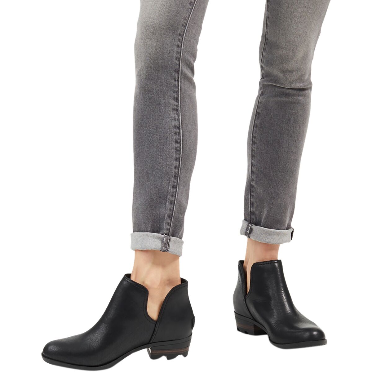 sorel lolla cut out bootie black
