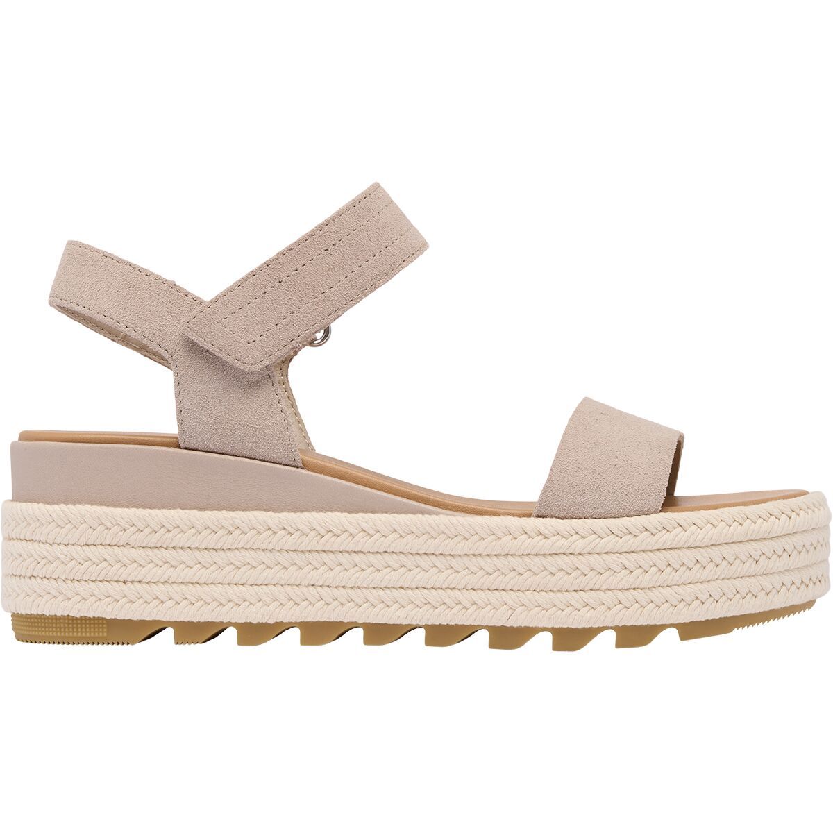 SOREL Cameron Flatform Sandal - Women's Crushed Clay/Gum 17, 9.0