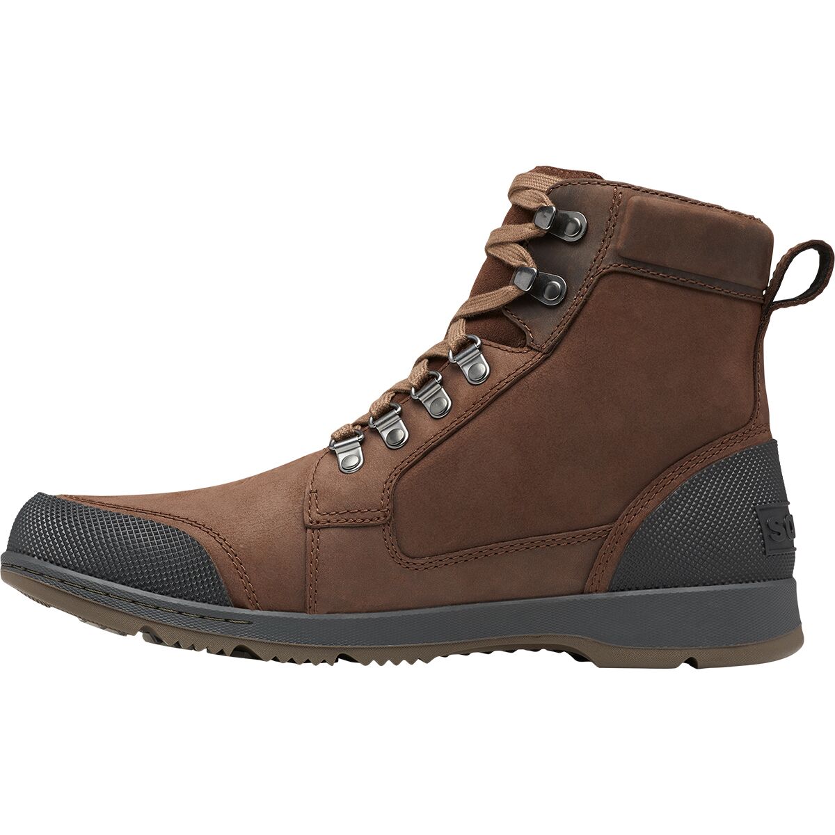 Sorel Men\'s Ankeny Mid Hiker Boot Brown Leather Size 14 Sorel Mens Ankeny II Mid OD Boot Tobacco main image 2