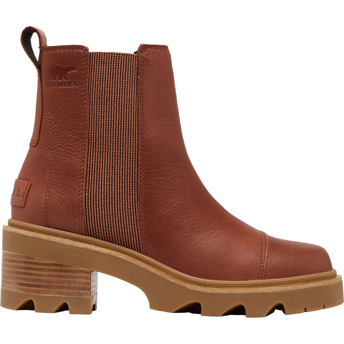 Image of SOREL Joan Now Chelsea Boot - Women's Rustic Brown/Gum 2, 9.5