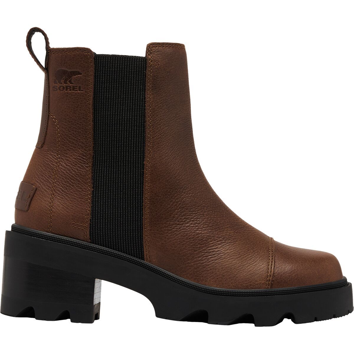 Image of SOREL Joan Now Chelsea Boot - Women's Tobacco/Black, 10.0