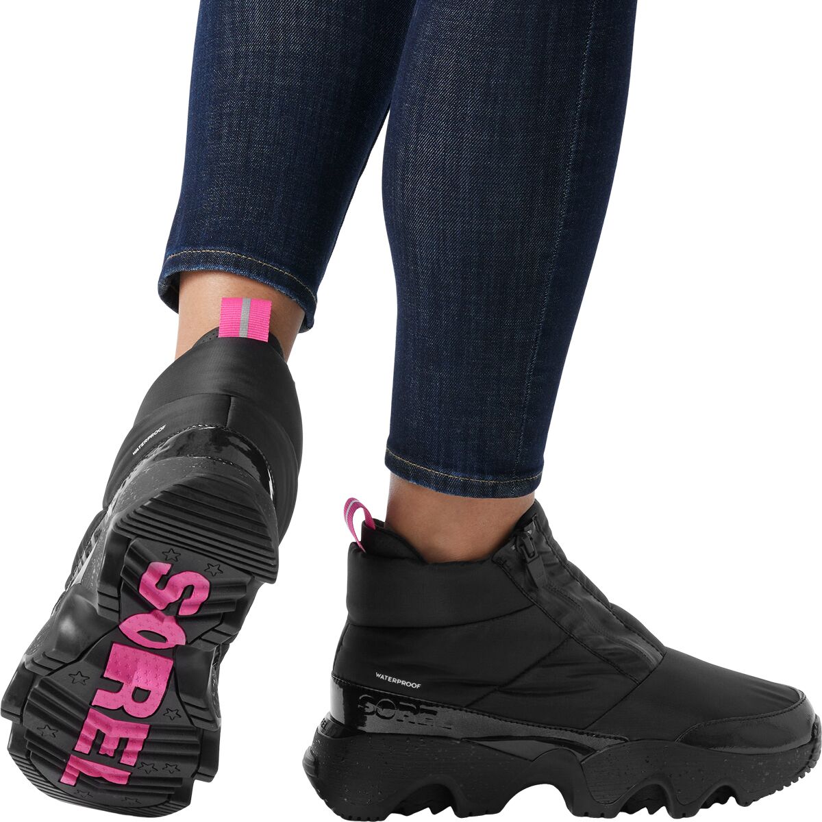 SOREL Kinetic Impact Puffy Zip Aurora WP Shoe - Women's - Footwear