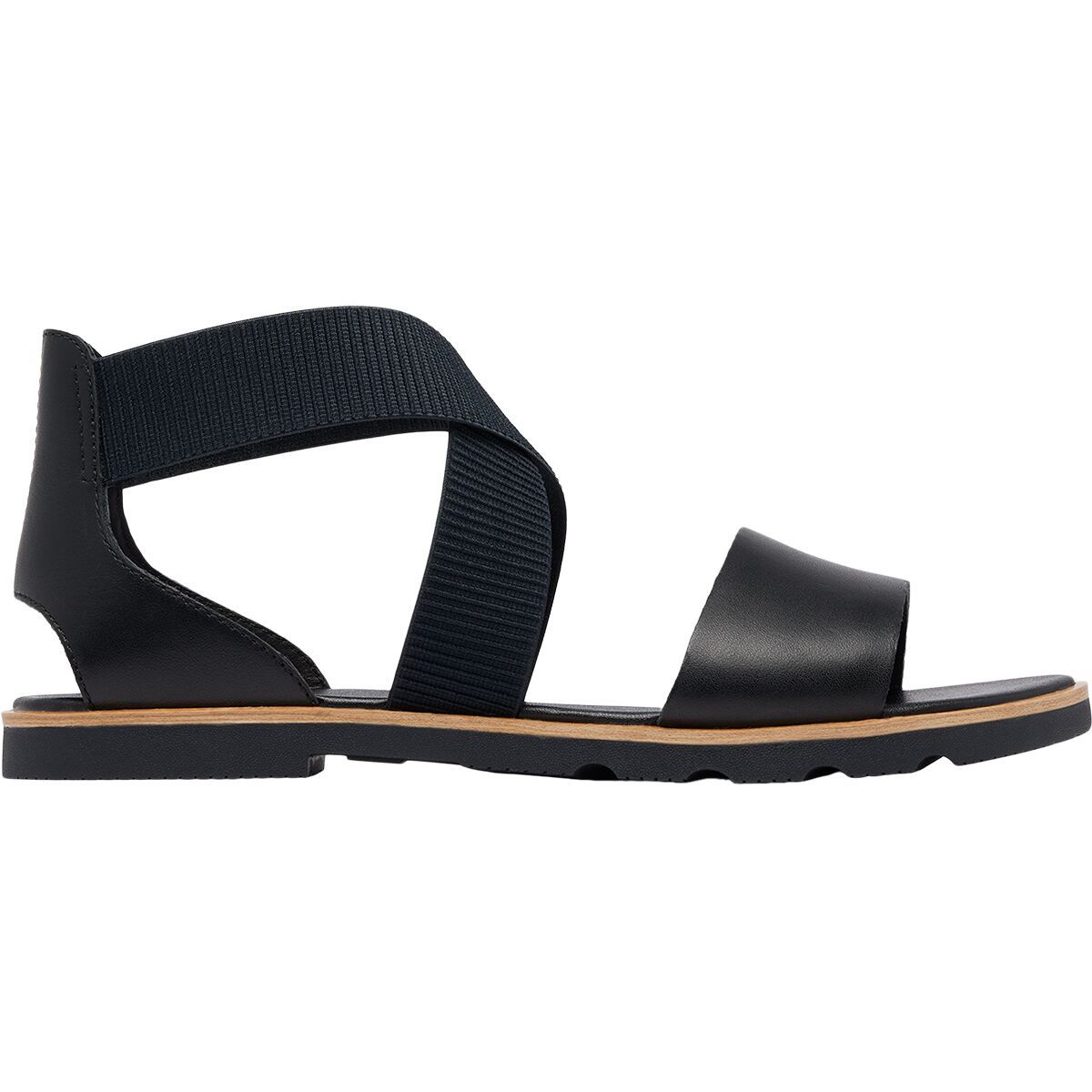 SOREL Ella III Sandal - Women's Black/Black, 6.5