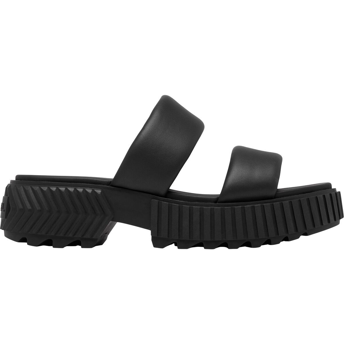 SOREL Ona Streetworks Slide Mid Sandal - Women's Black/Chalk, 8.5