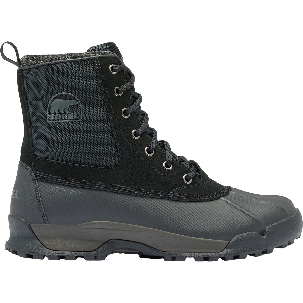 Image of SOREL Buxton Lite WP Boot - Men's Black/Black, 10.5